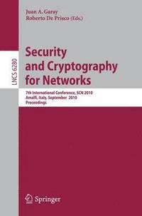bokomslag Security and Cryptography for Networks