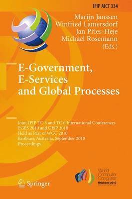 bokomslag E-Government, E-Services and Global Processes