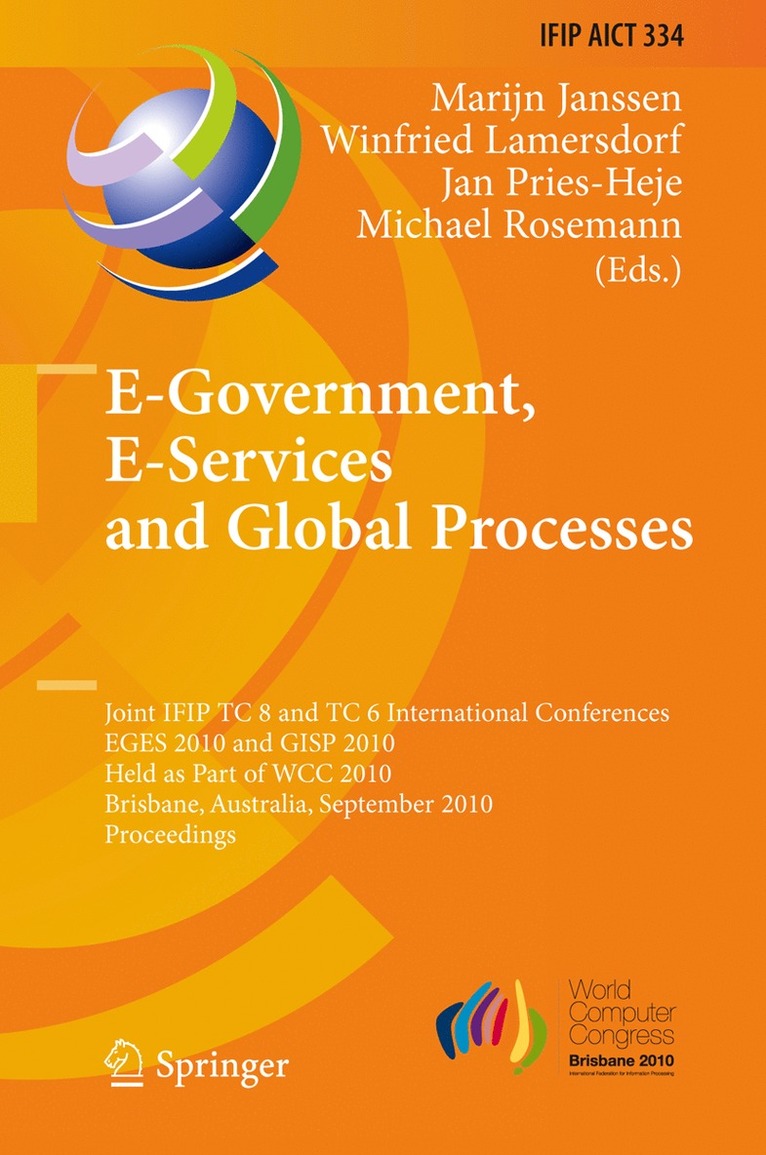 E-Government, E-Services and Global Processes 1