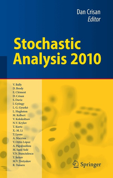 Dan Crisan - Stochastic Analysis 2010, Inbunden