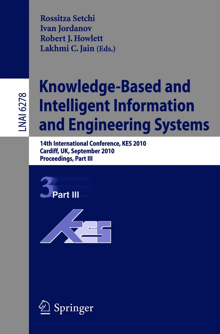 Knowledge-Based and Intelligent Information and Engineering Systems