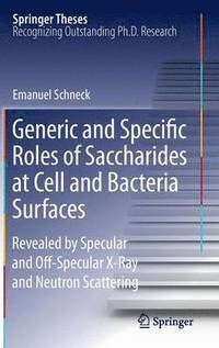 bokomslag Generic and Specific Roles of Saccharides at Cell and Bacteria Surfaces