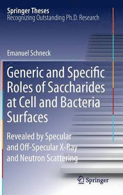 bokomslag Generic and Specific Roles of Saccharides at Cell and Bacteria Surfaces
