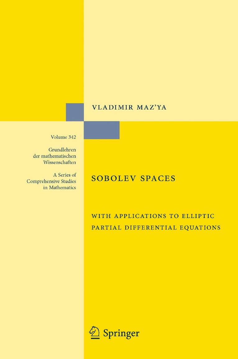 Vladimir Maz'ya - Sobolev Spaces, Inbunden