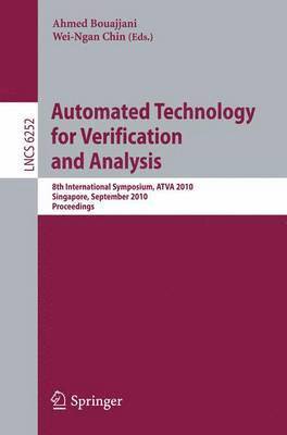 bokomslag Automated Technology for Verification and Analysis