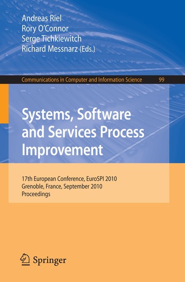 Andreas Riel, Rory O'Connor, Serge Tichkiewitch, Richard Messnarz - Systems, Software and Services Process Improvement, Häftad