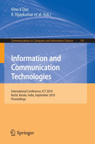Vinu V Das, R. Vijaykumar - Information and Communication Technologies, Häftad