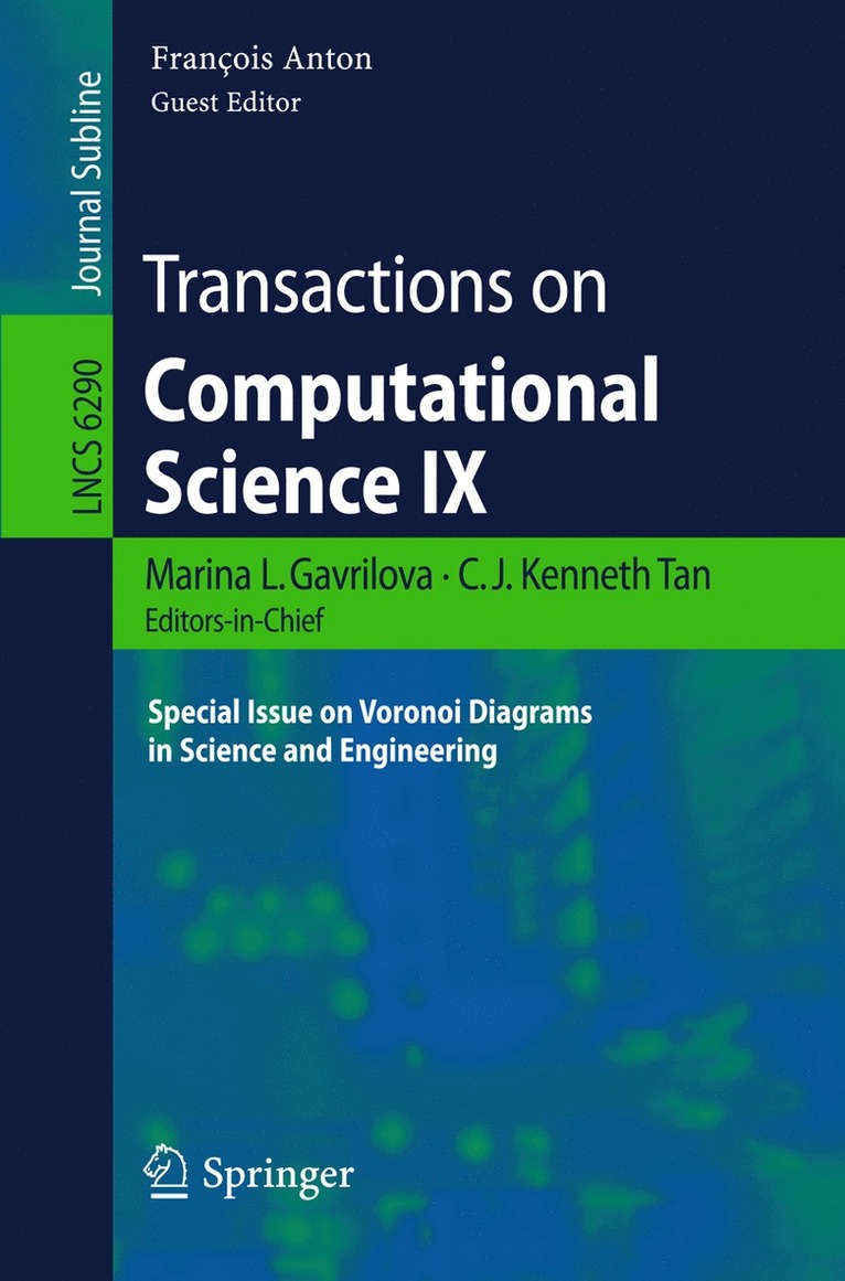 C. J. Kenneth Tan - Transactions on Computational Science IX, Häftad