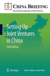 bokomslag Setting Up Joint Ventures in China