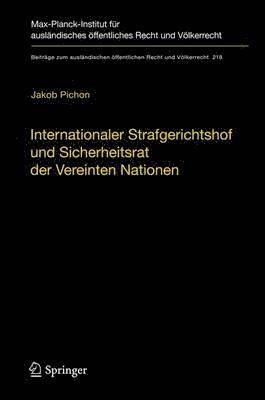 bokomslag Internationaler Strafgerichtshof und Sicherheitsrat der Vereinten Nationen