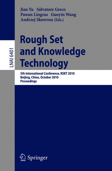 Jian Yu, Salvatore Greco, Pawan Lingras, Guoyin Wang, Andrzej Skowron - Rough Set and Knowledge Technology, Häftad