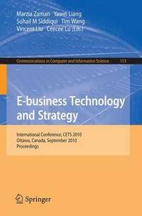 bokomslag E-business Technology and Strategy