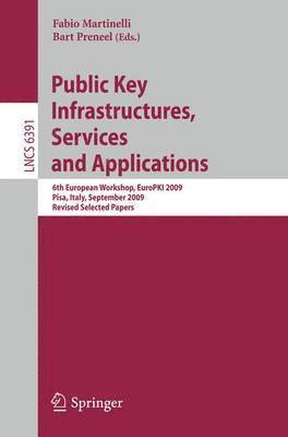 bokomslag Public Key Infrastructures, Services and Applications