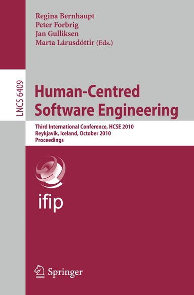 Regina Bernhaupt, Peter Forbrig, Jan Gulliksen, Marta Kristín Lárusdóttir - Human-Centred Software Engineering, Häftad
