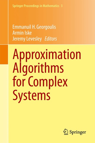 Emmanuil H Georgoulis, Armin Iske, Jeremy Levesley - Approximation Algorithms for Complex Systems, Inbunden