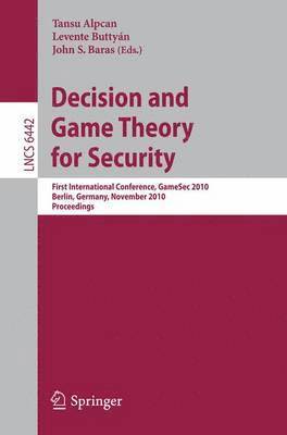 bokomslag Decision and Game Theory for Security