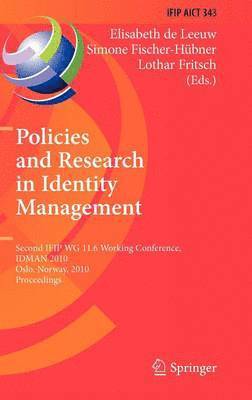 bokomslag Policies and Research in Identity Management