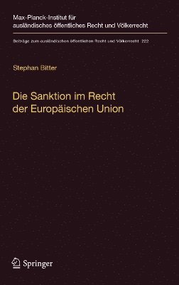 bokomslag Die Sanktion im Recht der Europischen Union