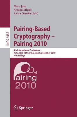 Pairing-Based Cryptography - Pairing 2010 1