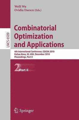 Combinatorial Optimization and Applications 1