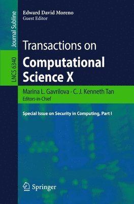 Transactions on Computational Science X 1