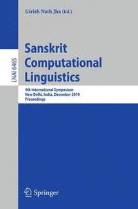 bokomslag Sanskrit Computational Linguistics