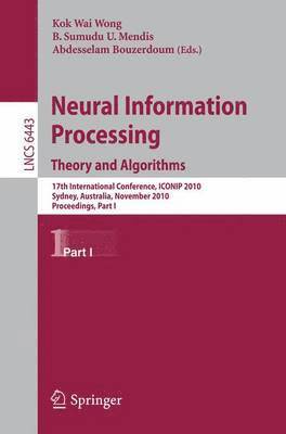 Neural Information Processing. Theory and Algorithms 1