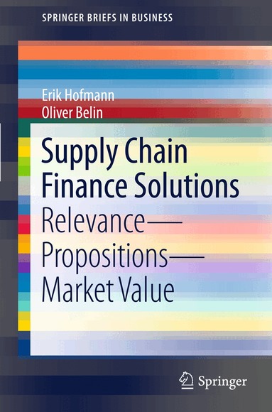 Erik Hofmann, Oliver Belin - Supply Chain Finance Solutions, Häftad
