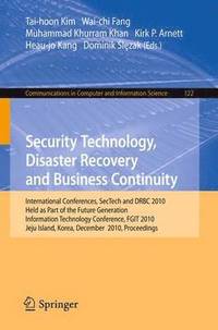 bokomslag Security Technology, Disaster Recovery and Business Continuity