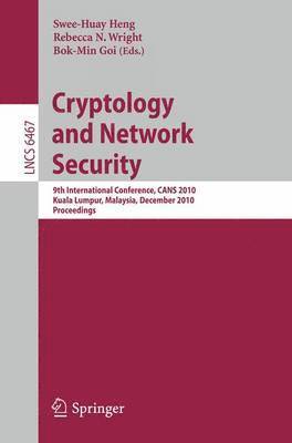 Cryptology and Network Security 1