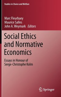 bokomslag Social Ethics and Normative Economics