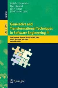 bokomslag Generative and Transformational Techniques in Software Engineering III