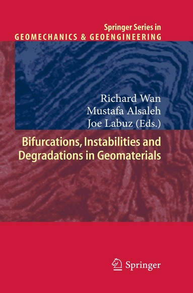 Richard Wan, Mustafa Alsaleh, Joe Labuz - Bifurcations, Instabilities and Degradations in Geomaterials, Inbunden