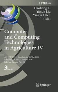 bokomslag Computer and Computing Technologies in Agriculture IV