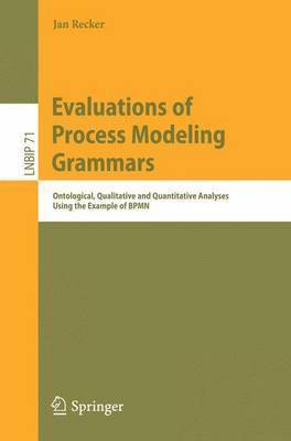 bokomslag Evaluations of Process Modeling Grammars