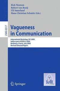 bokomslag Vagueness in Communication