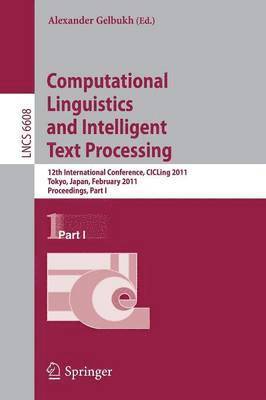 bokomslag Computational Linguistics and Intelligent Text Processing