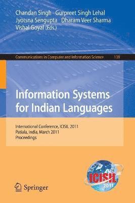 bokomslag Information Systems for Indian Languages