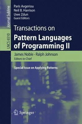 Transactions on Pattern Languages of Programming II 1