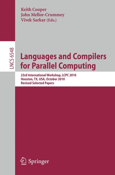 bokomslag Languages and Compilers for Parallel Computing