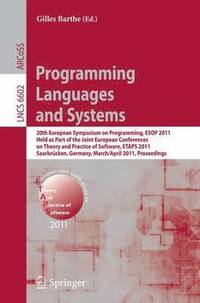 bokomslag Programming Languages and Systems