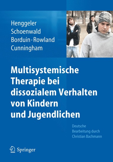 bokomslag Multisystemische Therapie bei dissozialem Verhalten von Kindern und Jugendlichen