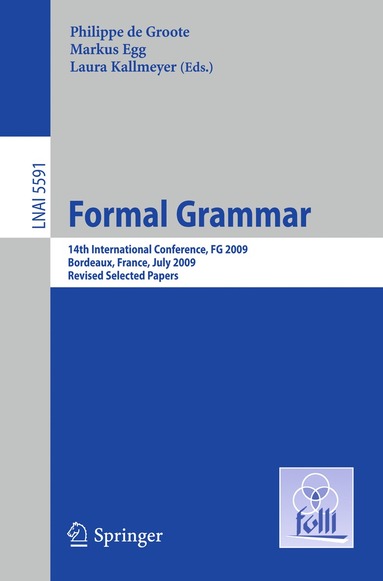 bokomslag Formal Grammar