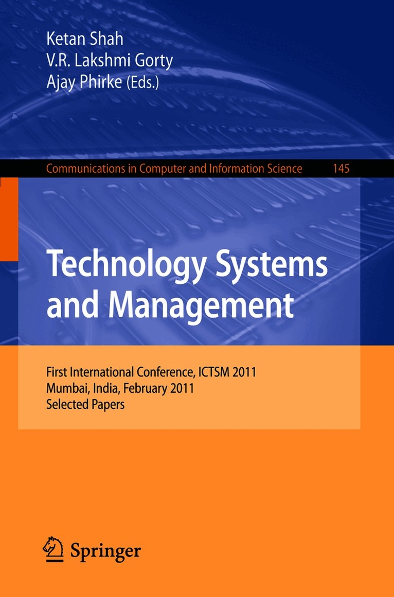 Ketan Shah, V. R. Lakshmi Gorty, Ajay Phirke - Technology Systems and Management, Häftad