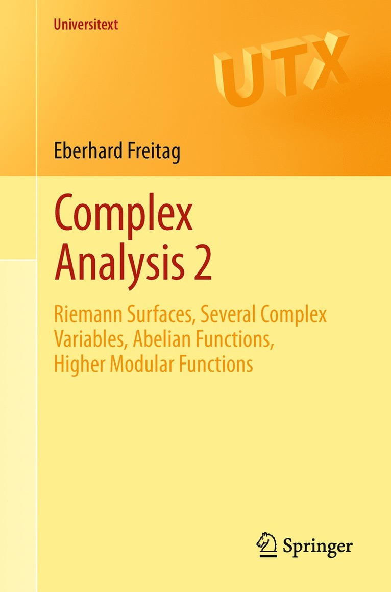 Eberhard Freitag - Complex Analysis 2, Häftad