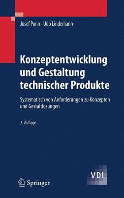 bokomslag Konzeptentwicklung und Gestaltung technischer Produkte