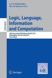 bokomslag Logic, Language, Information, and Computation