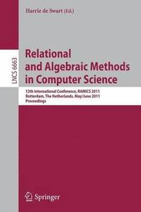 bokomslag Relational and Algebraic Methods in Computer Science