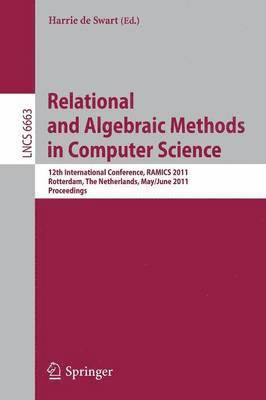 bokomslag Relational and Algebraic Methods in Computer Science