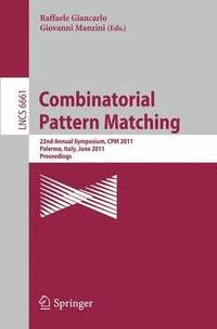 bokomslag Combinatorial Pattern Matching